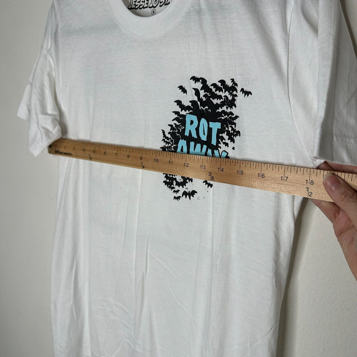 Jesse Jo Stark White Rot Away Wish I Was Dead Graphic Tee S