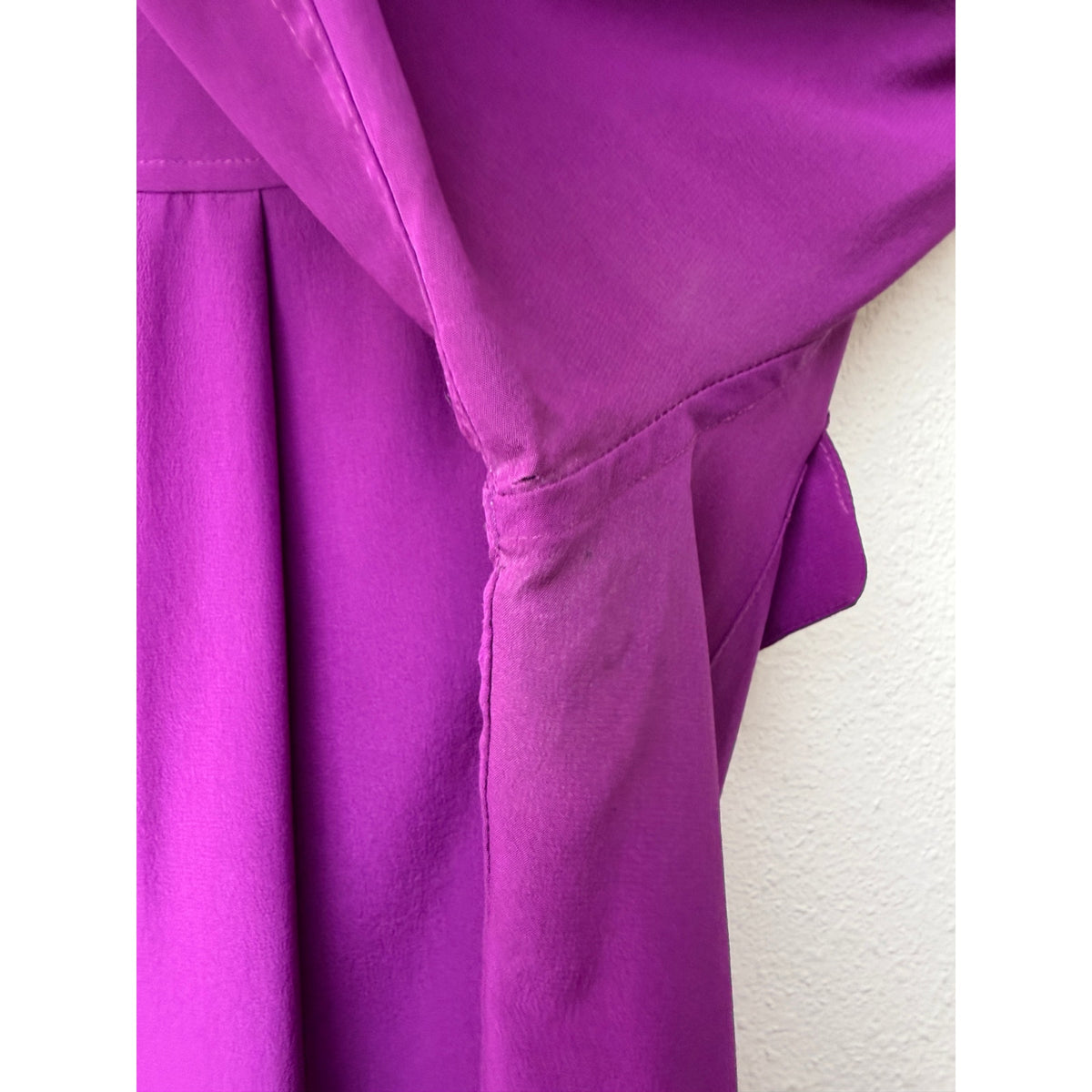 Equipment Purple Silk Button Front Shirt Women S