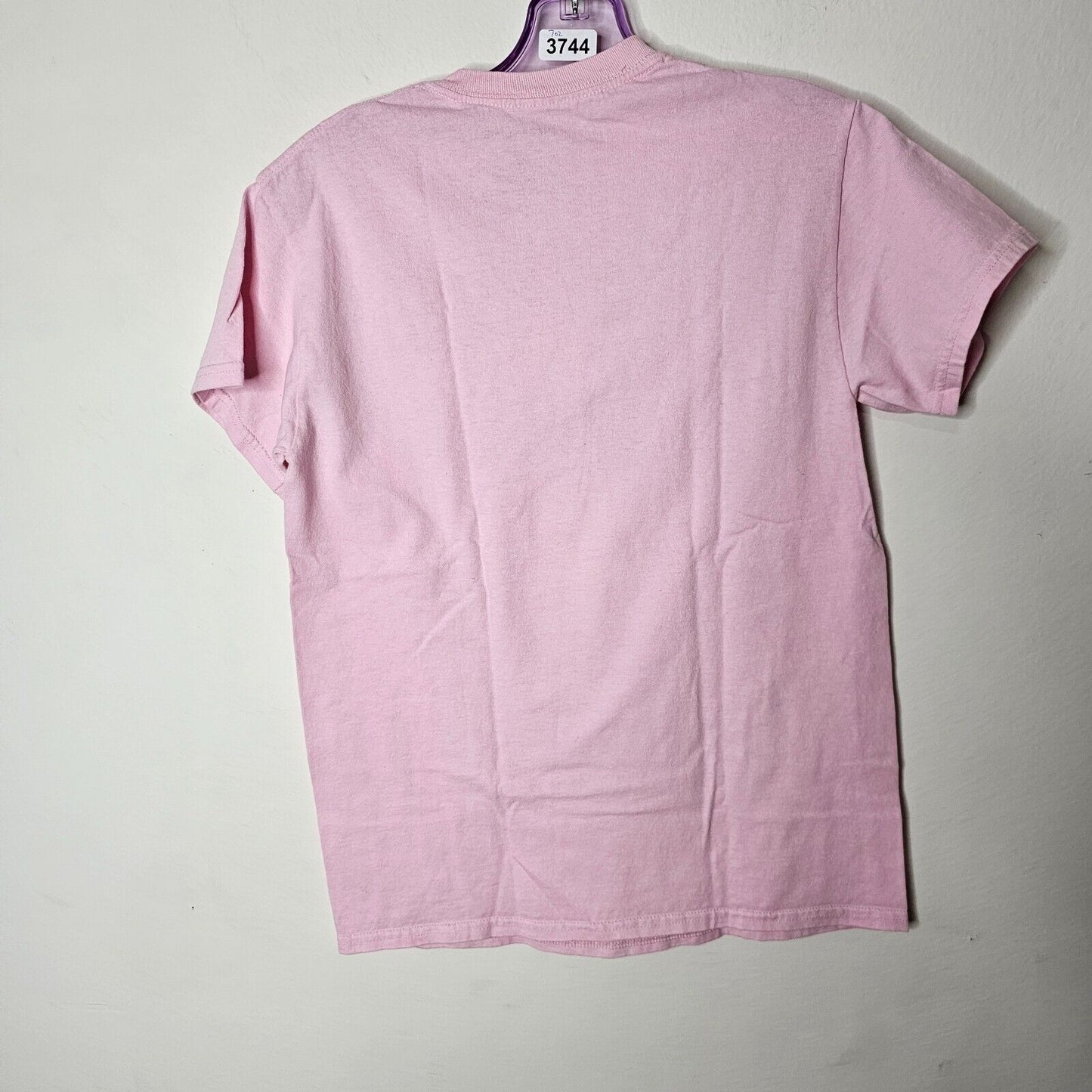 Pizzaslime Pink Signature Short Sleeve Crew Neck Tee Sidekick Phone Graphic SM