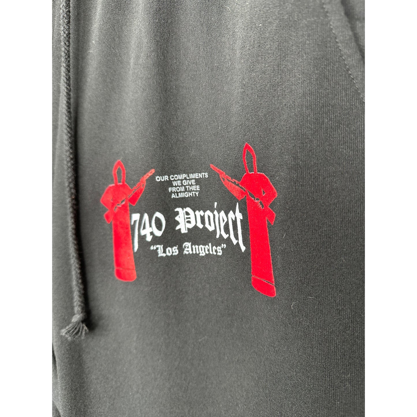 740 Project Black Men's Sweatpant Elastic Waist Jogger Medium