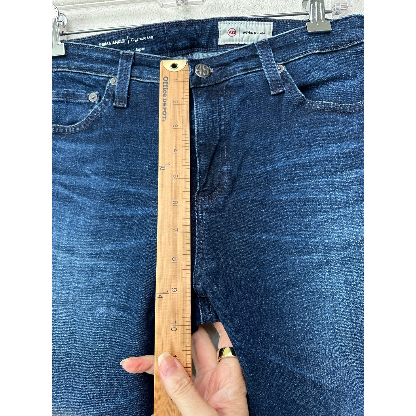 AG Prima Jeans Medium Dark Wash Womens US 28 Cigarette