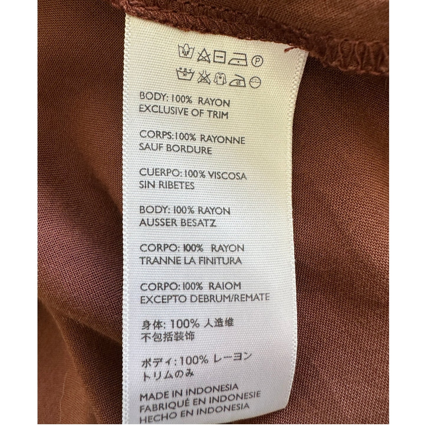 Cleobella Annie Chestnut Brown Lace Up Crochet Split Front Midi Dress XS