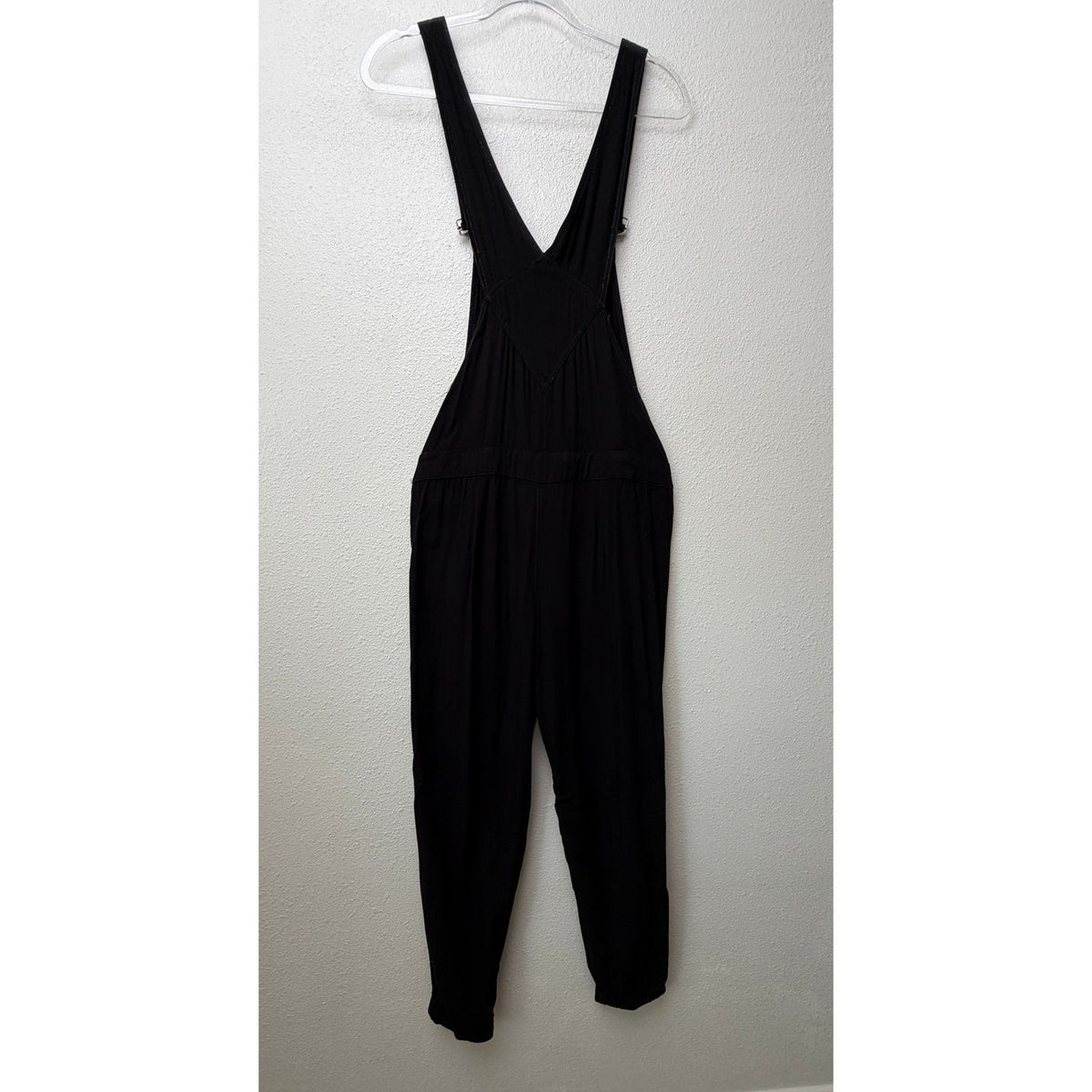 Splendid Black Tapered Bib Overalls Women S