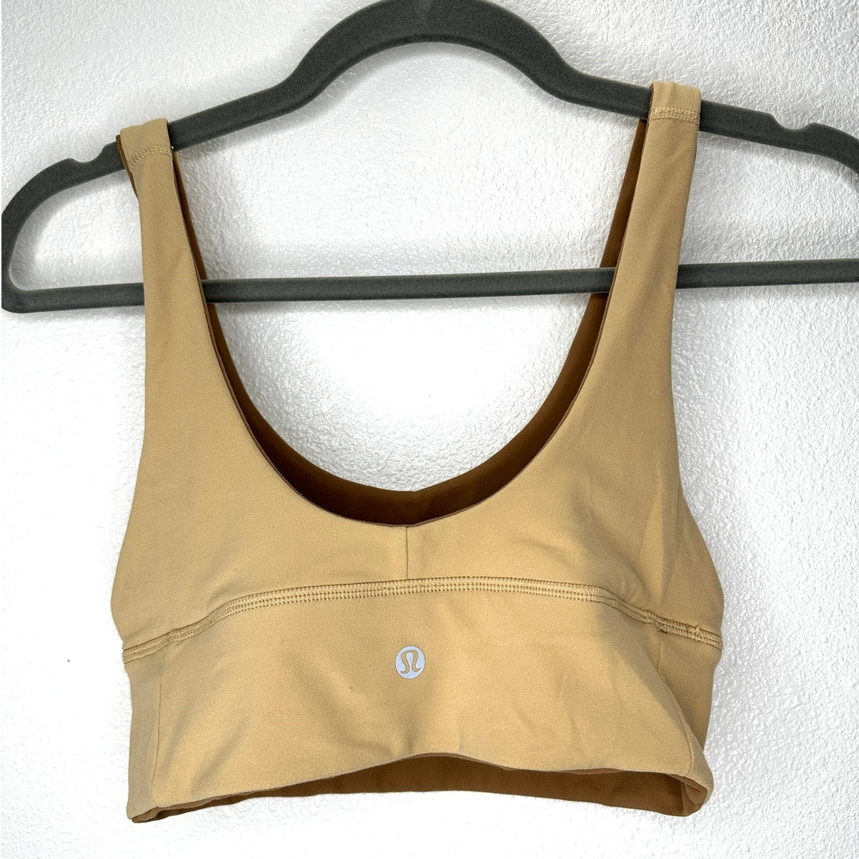 Lululemon Align Reversible Bra Pecan Tan Bold Beige Nulu Size 4