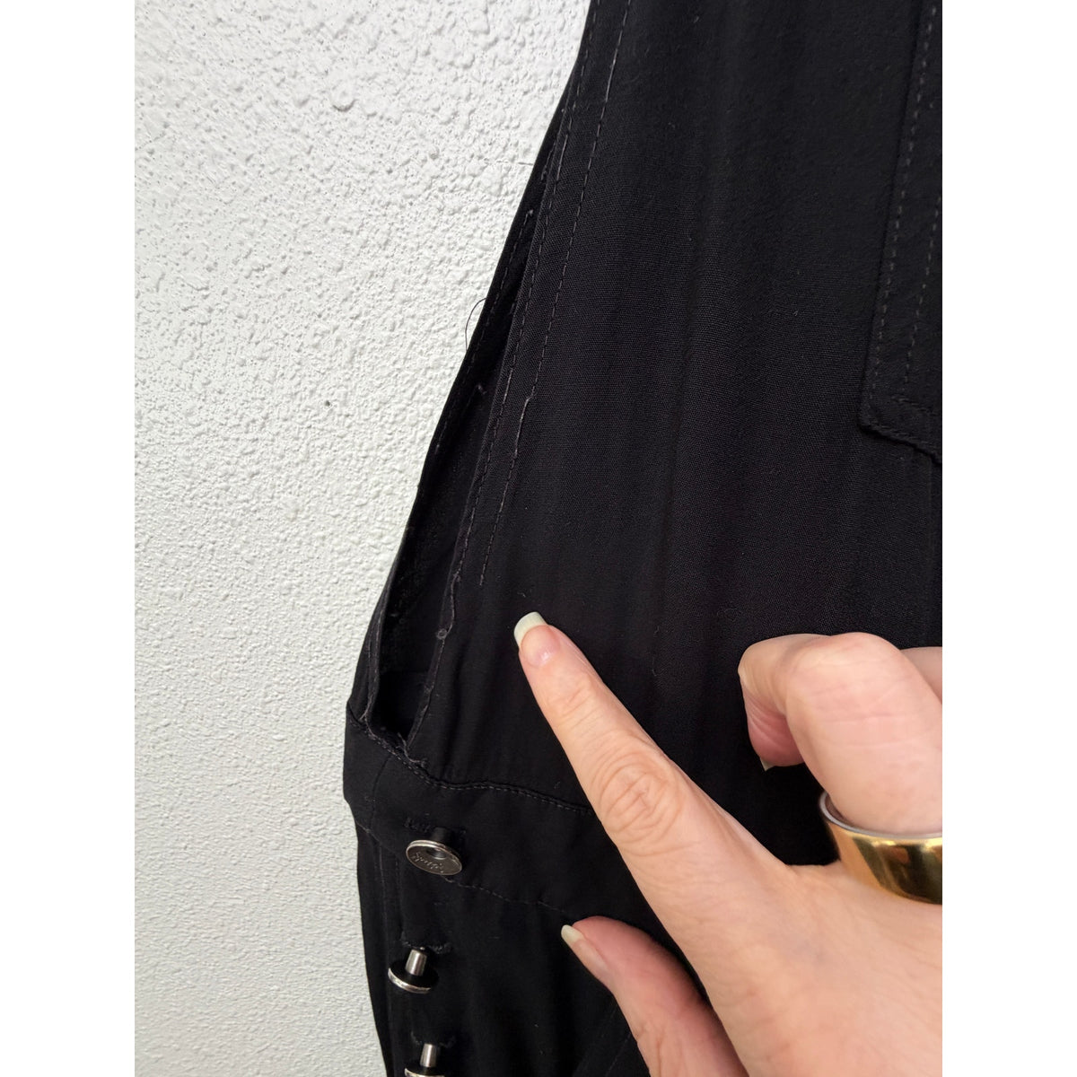 Splendid Black Tapered Bib Overalls Women S