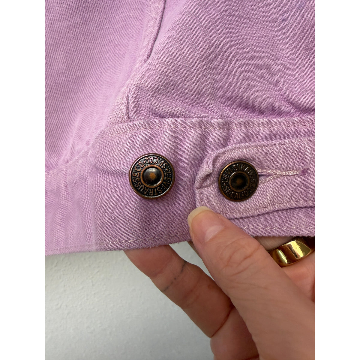 Levi's Lavender Denim Trucker Jacket Women S