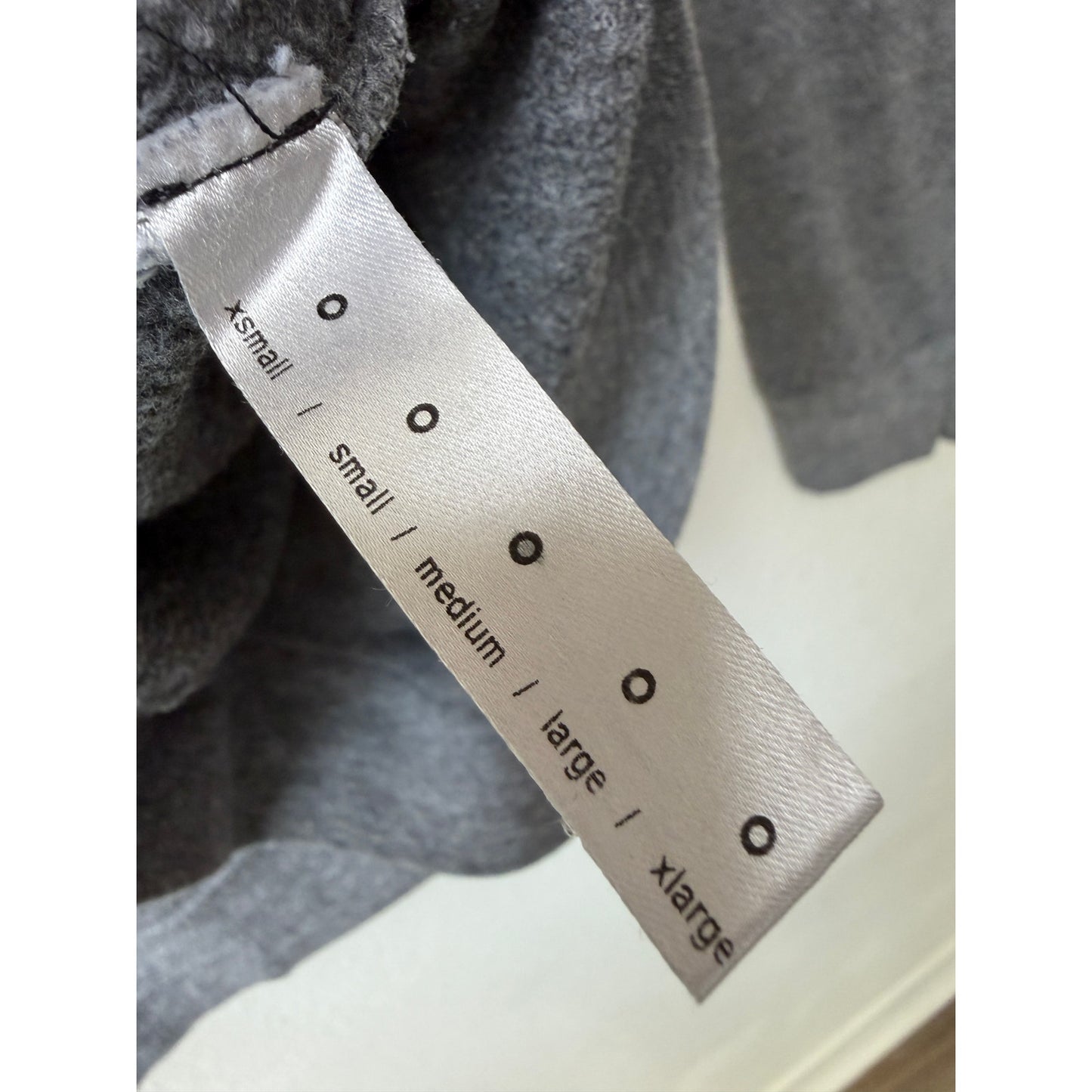 Assembly New York Gray Logo Sweatshirt Womens M
