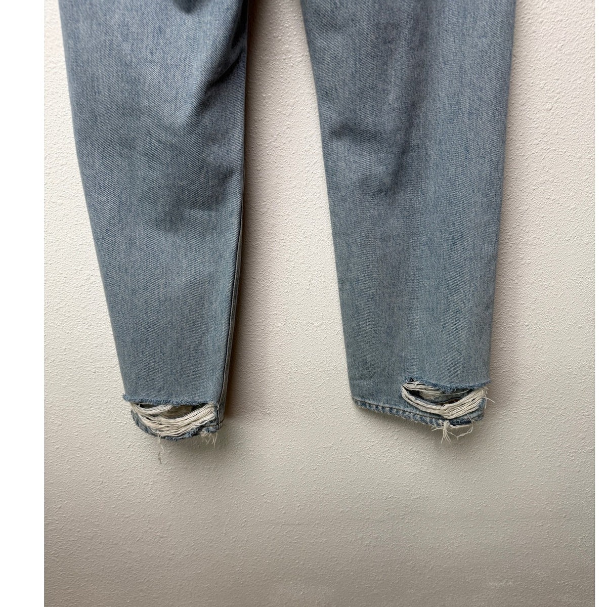 AGOLDE Light Blue Distressed Straight Jeans Women 26