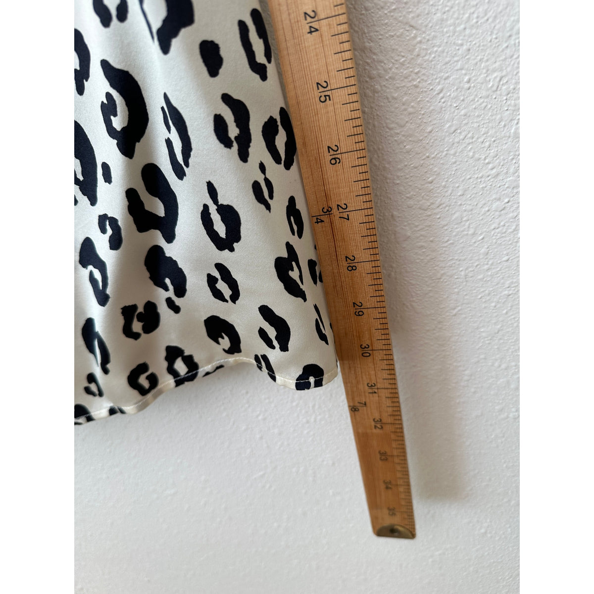 Reformation Silk Cheetah Print Slip Mini Dress Cream/Black Women’s 4