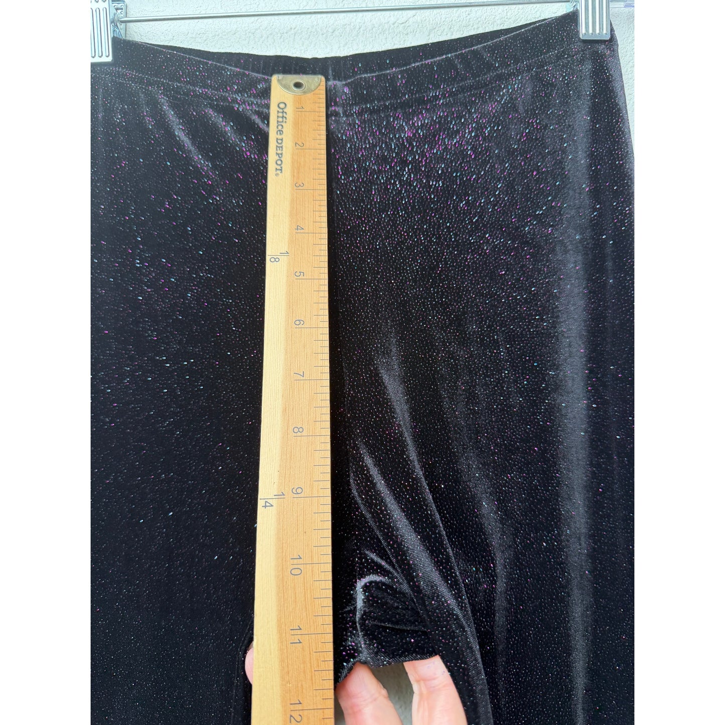 NWT RARE Cali Sun & Fun Black Stardust Leggings Womens L