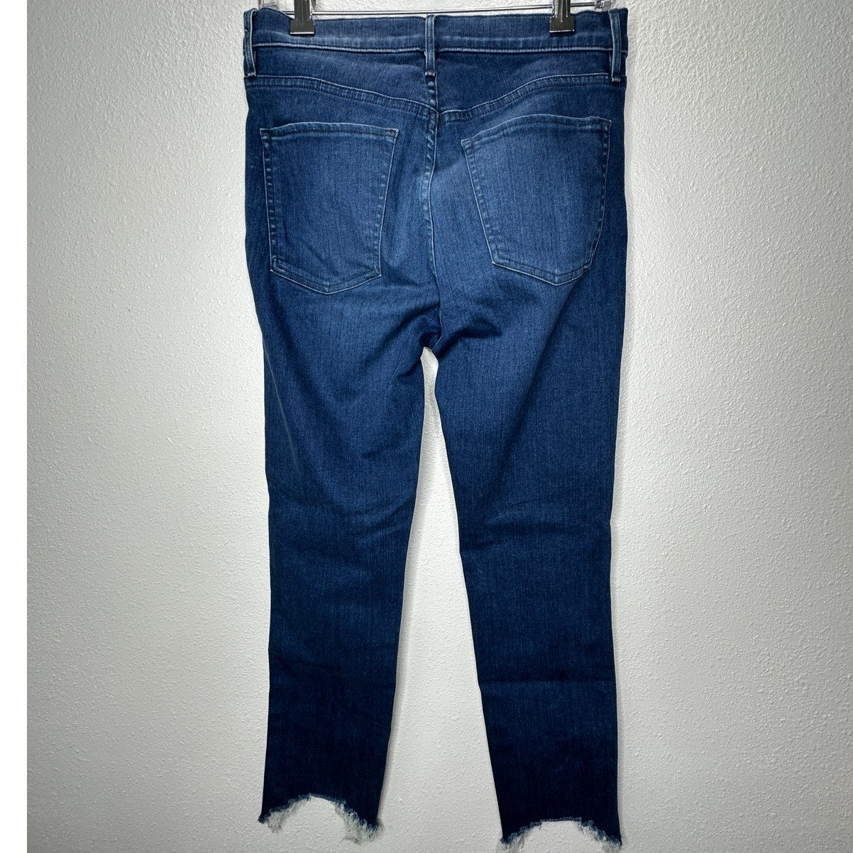 3x1 Eleta 1507 Authentic Straight Leg Raw Hem High Waist Jeans 29