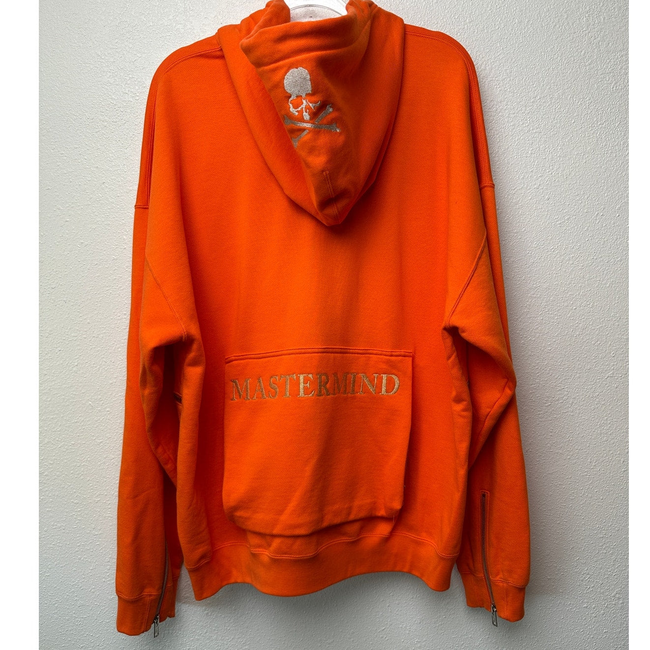 NWT Mastermind World Orange Multi-Pocket Utility Zip Hoodie Men’s M