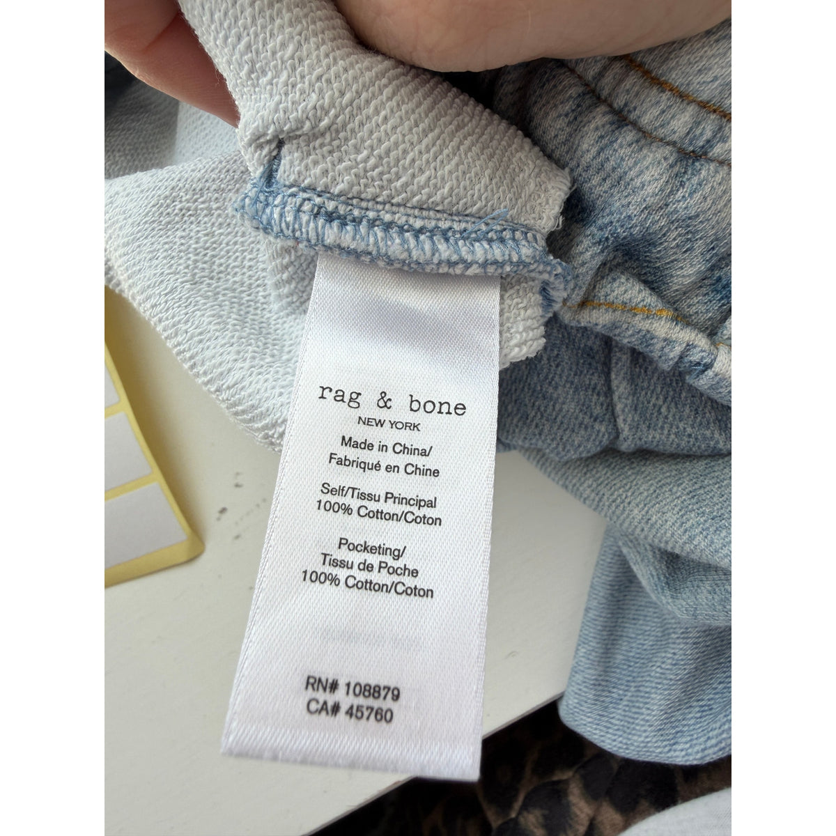 Rag & Bone Miramar Jogger Jeans Women XS Light Wash