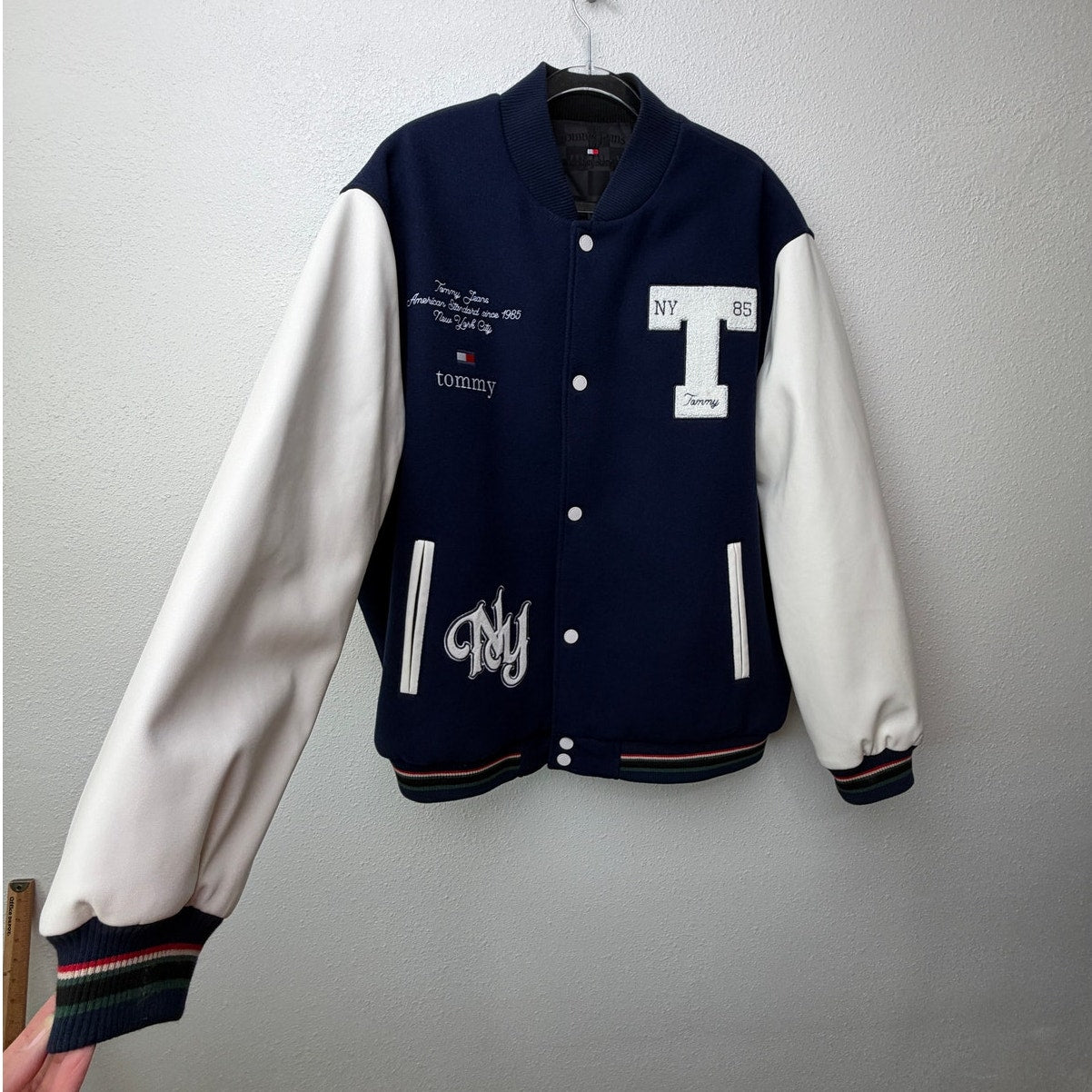 Tommy Jeans NY Varsity Letterman Jacket Men's US XL