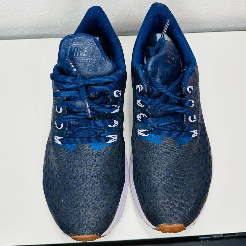 Nike W Air Zoom Pegasus 35 PRM Blue Mesh Running Shoe Sneakers 8