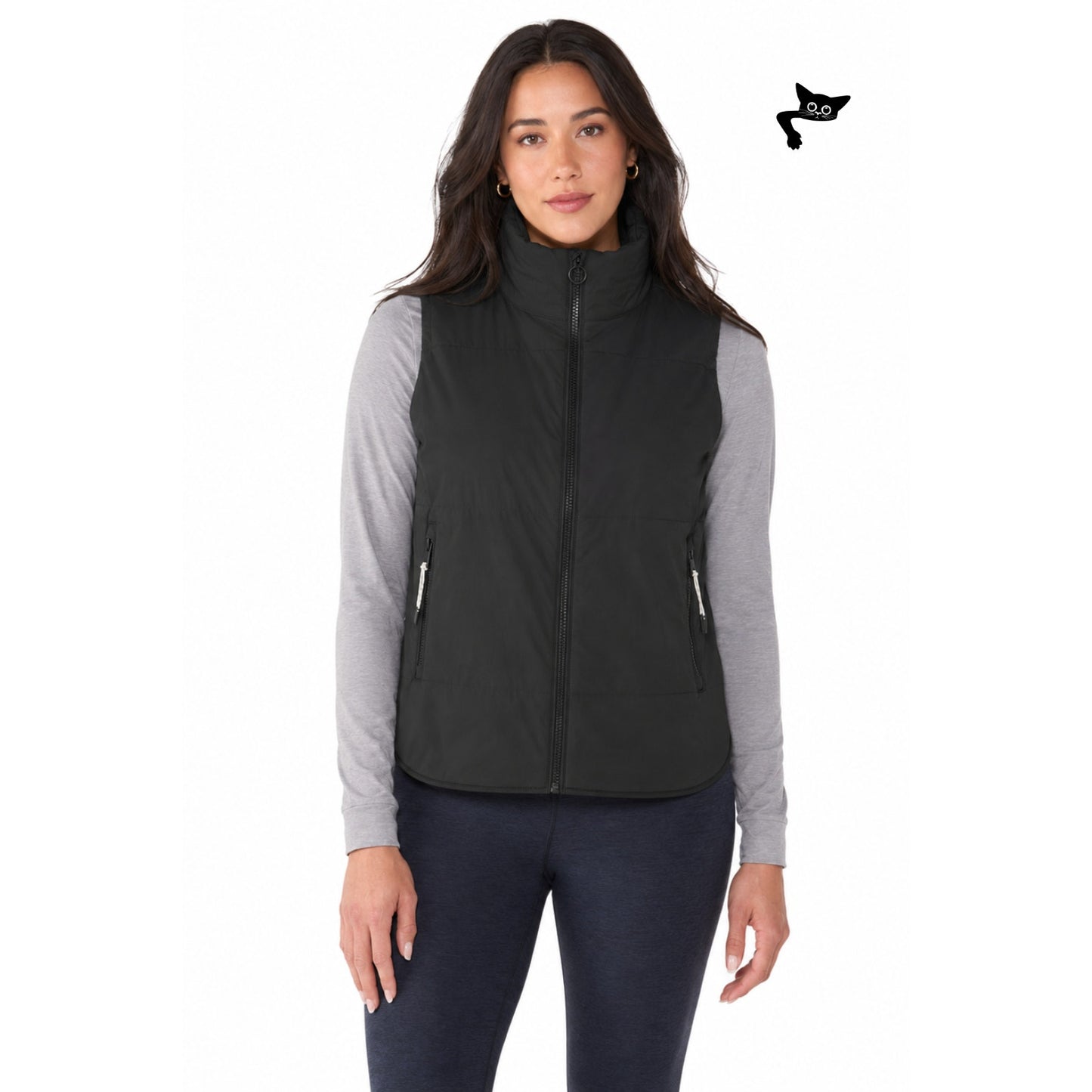 NWT Vuori Canyon Insulated Vest Black Womens S