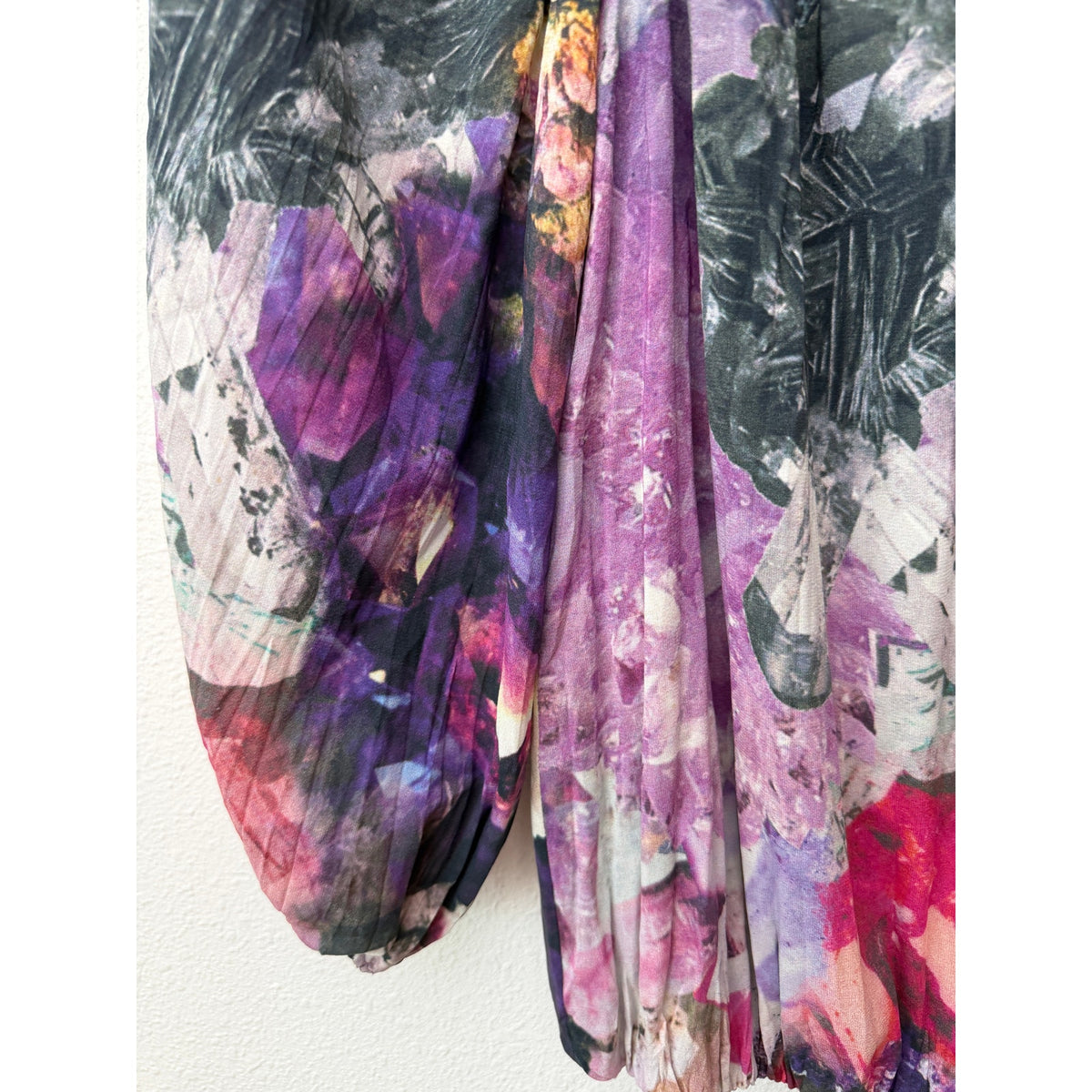 Alice + Olivia Womens Purple Silk Peasant Blouse XS