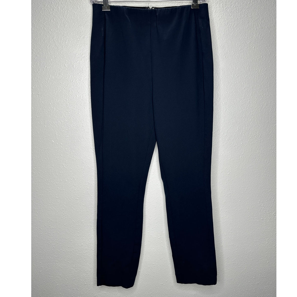 rag & bone Navy Blue Stretch Back Zip High Waist Trouser Pants 8
