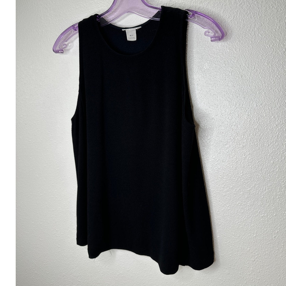 Club Monaco Black Sleeveless Round Neck Business Casual Tank Top M