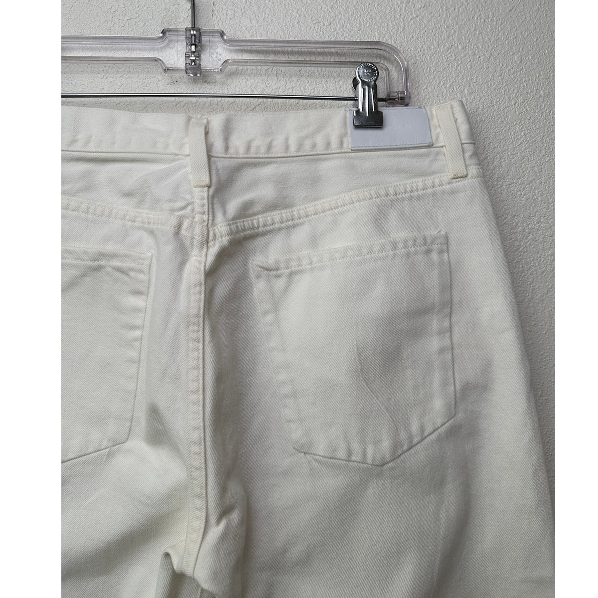 Goldsign Ivory Straight-Leg 100% Cotton Jeans Women’s 29 Button Fly