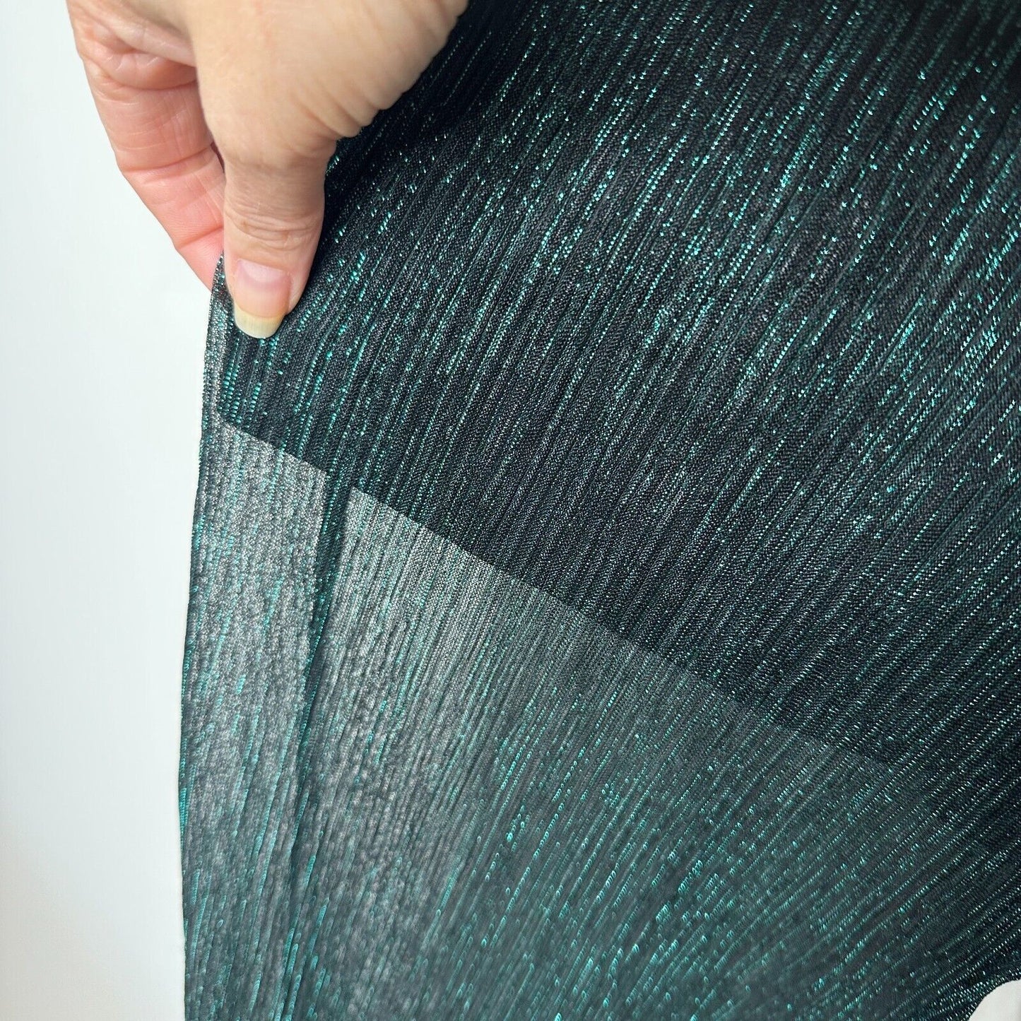 Bailey 44 Emerald Green Metallic Shimmer Pants With Undershorts Harem Legs Small