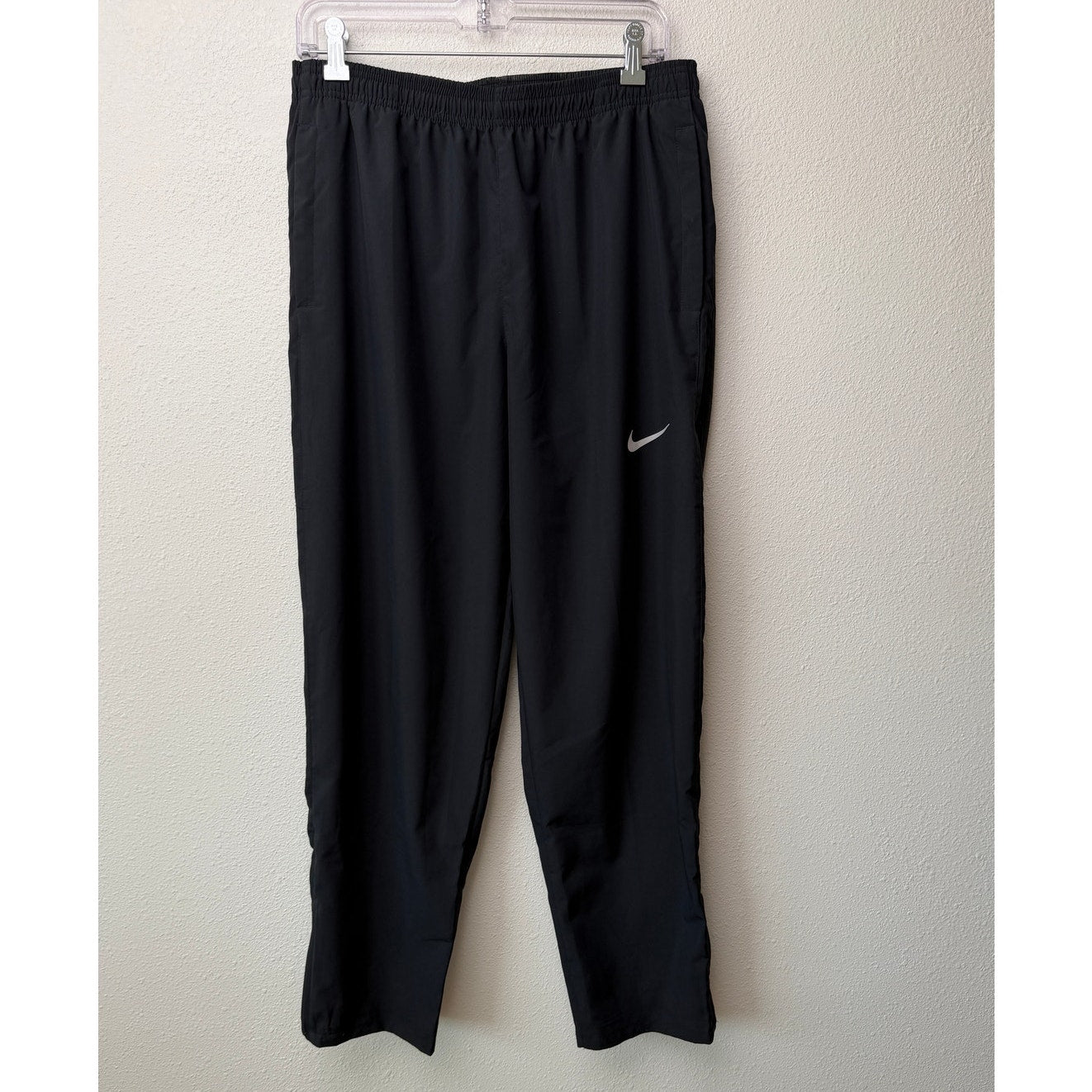 Nike Dri-FIT Black Running Jogger Pants Men's Size Large