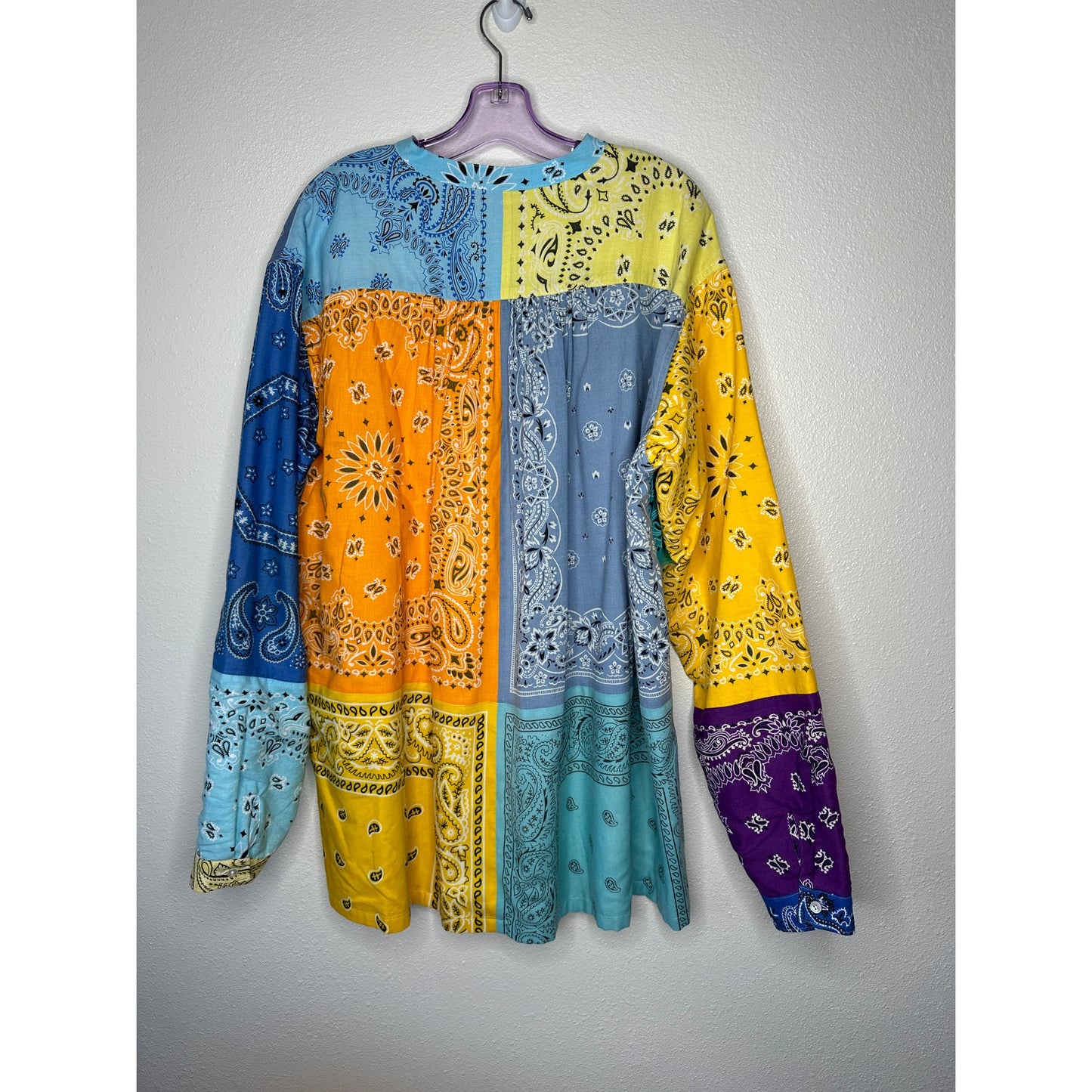 Children of the Discordance Multicolor Bandana Patch Long Sleeve Shirt 3