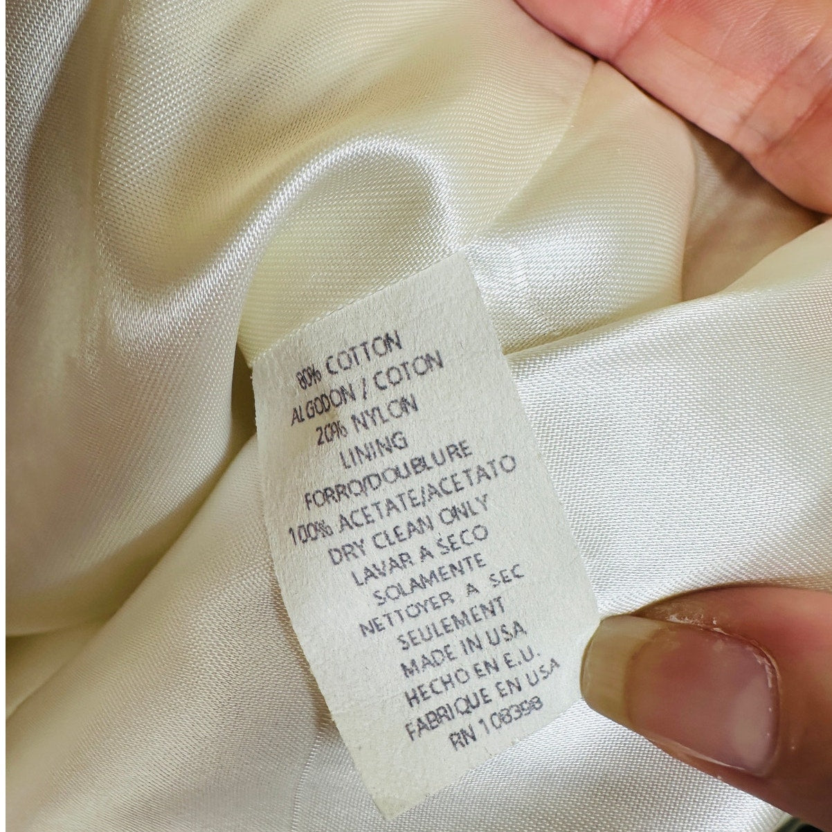 Alvin Valley Tan & Cream Stripe 3-Button Blazer Jacket 34