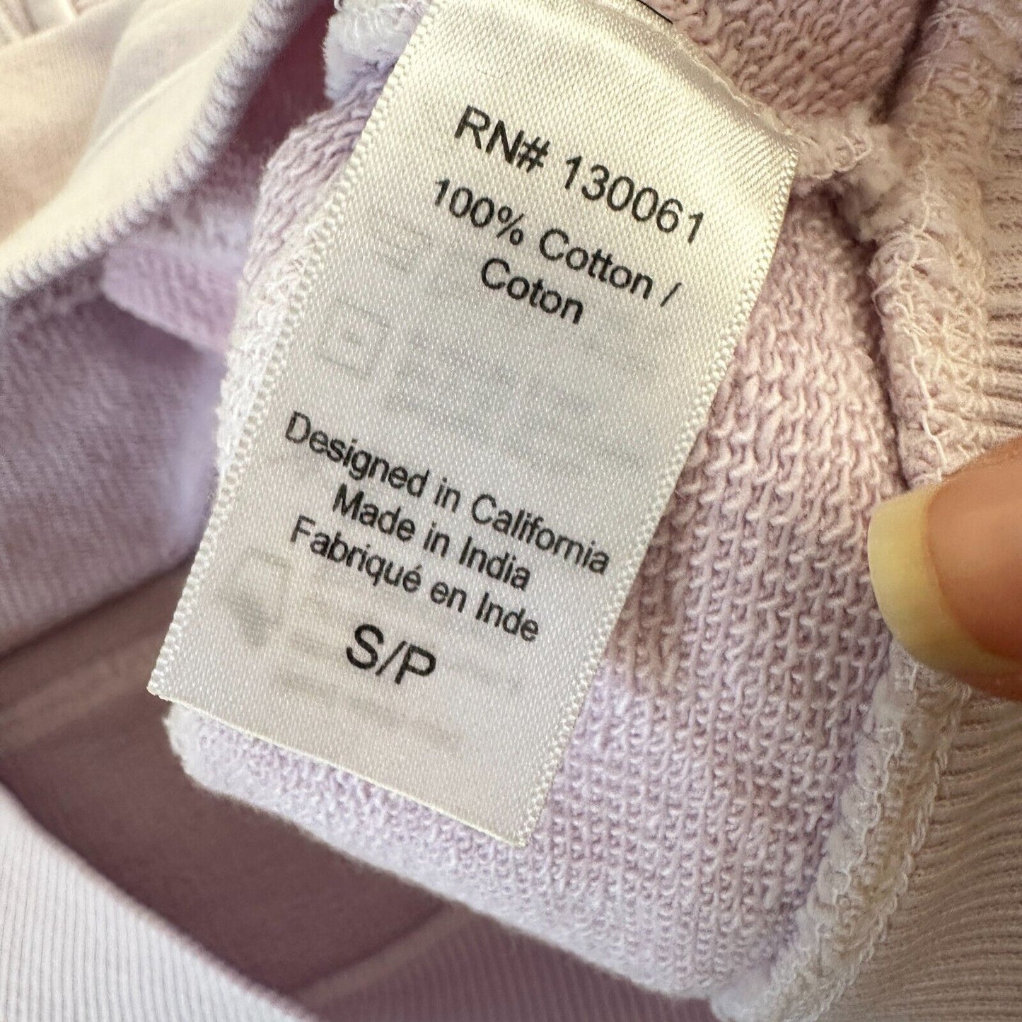 NWT L*Space Out Of Bounds Peony Lilac Crop Scoop Neck Racerback Sports Bra S