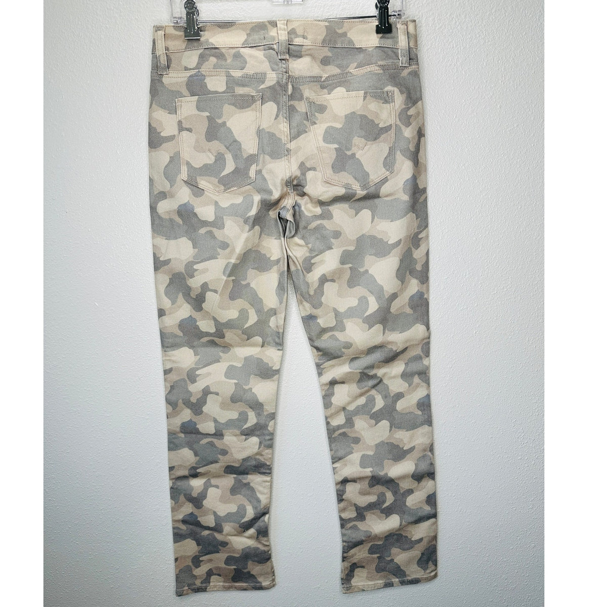 Hudson Nico Peyote Camo Mid-Rise Split Ankle Front Zip Jeans 29