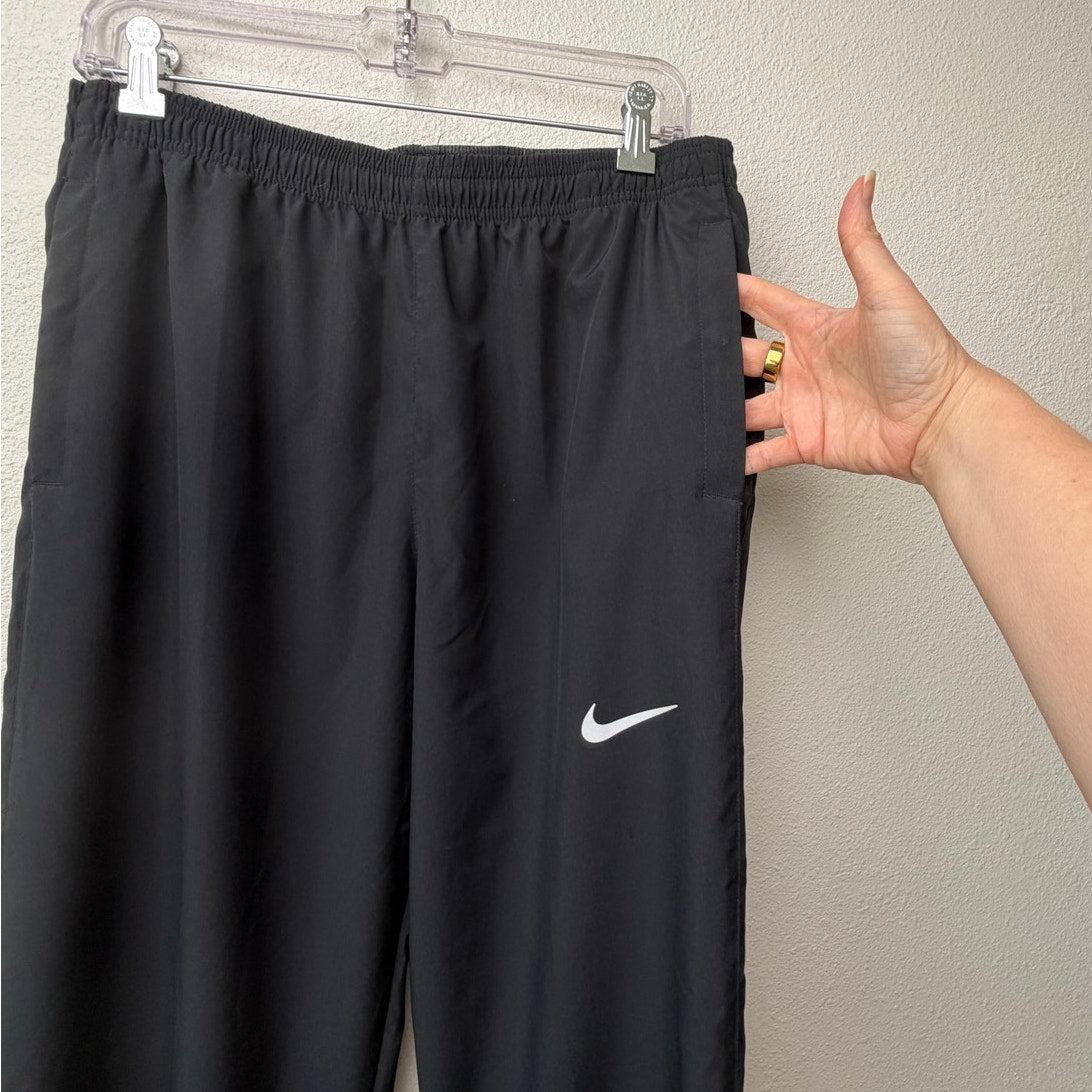 Nike Dri-FIT Black Running Jogger Pants Men's Size Large