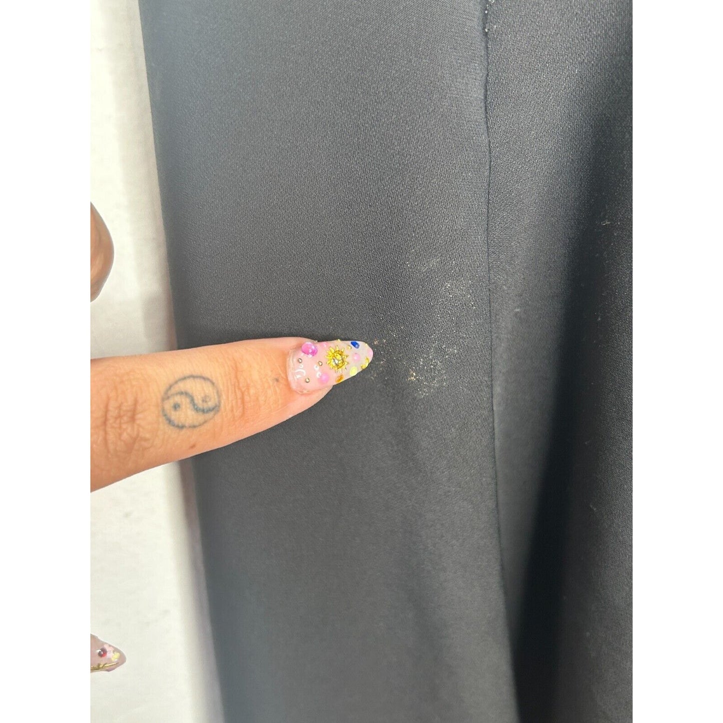 Brandy Melville Black Criss-Cross Back Mini Dress OS