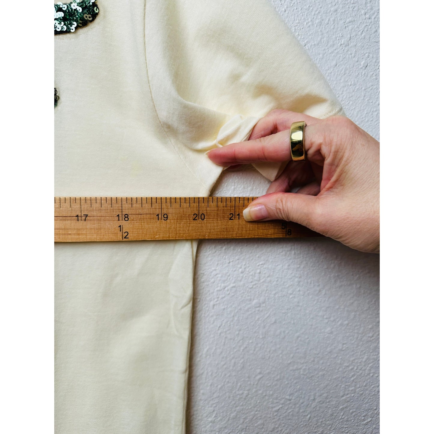 Gucci Sequin Cat Rainbow Logo T-Shirt Cream Unisex US M