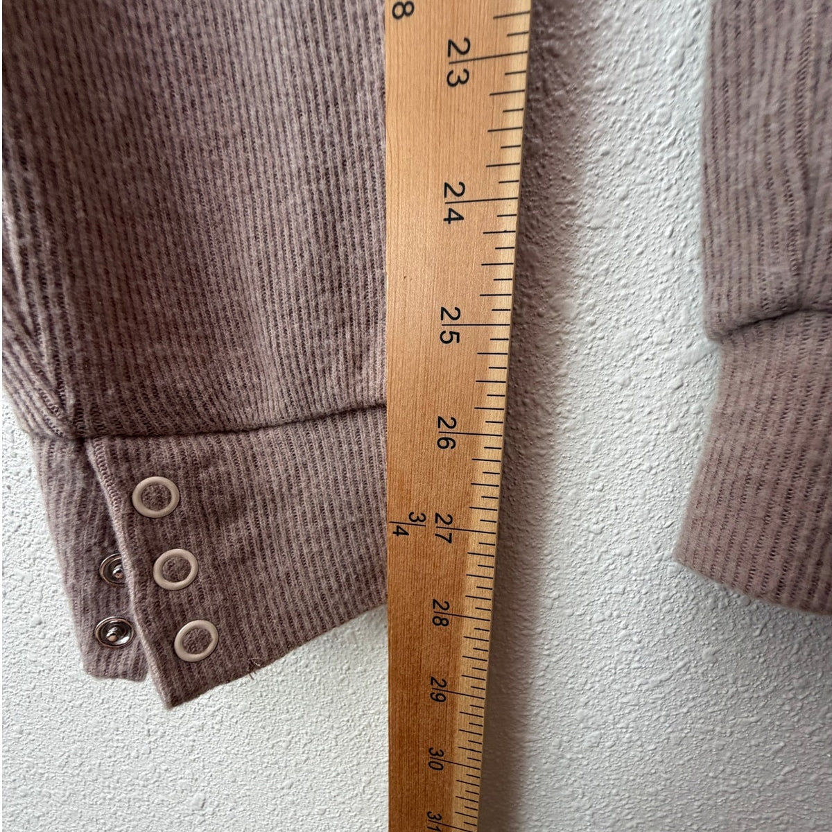 Z Supply Taupe Ribbed Knit Snap Ankle Jogger Pants Women's US XS
