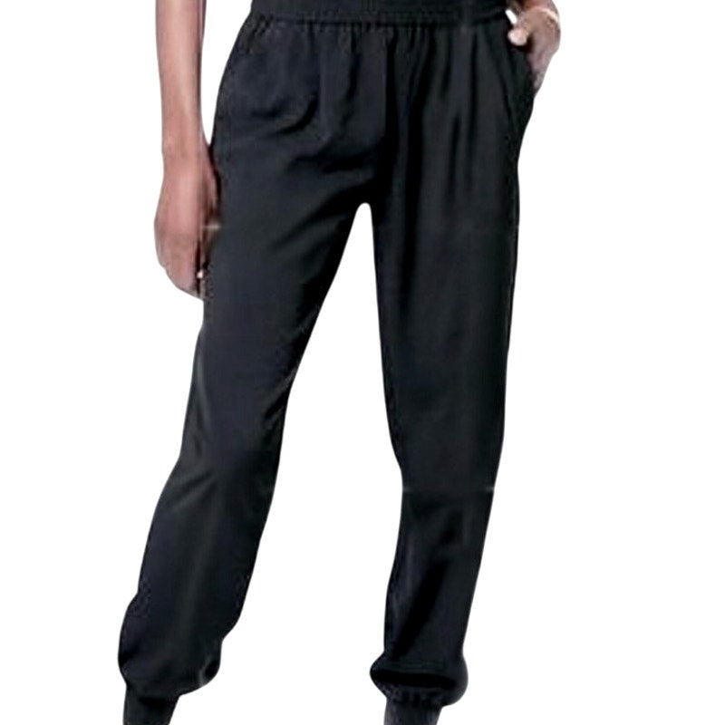 Joie Slate Pull On Elastic Waist Pocket Jogger Pants Cuffed Hem Small