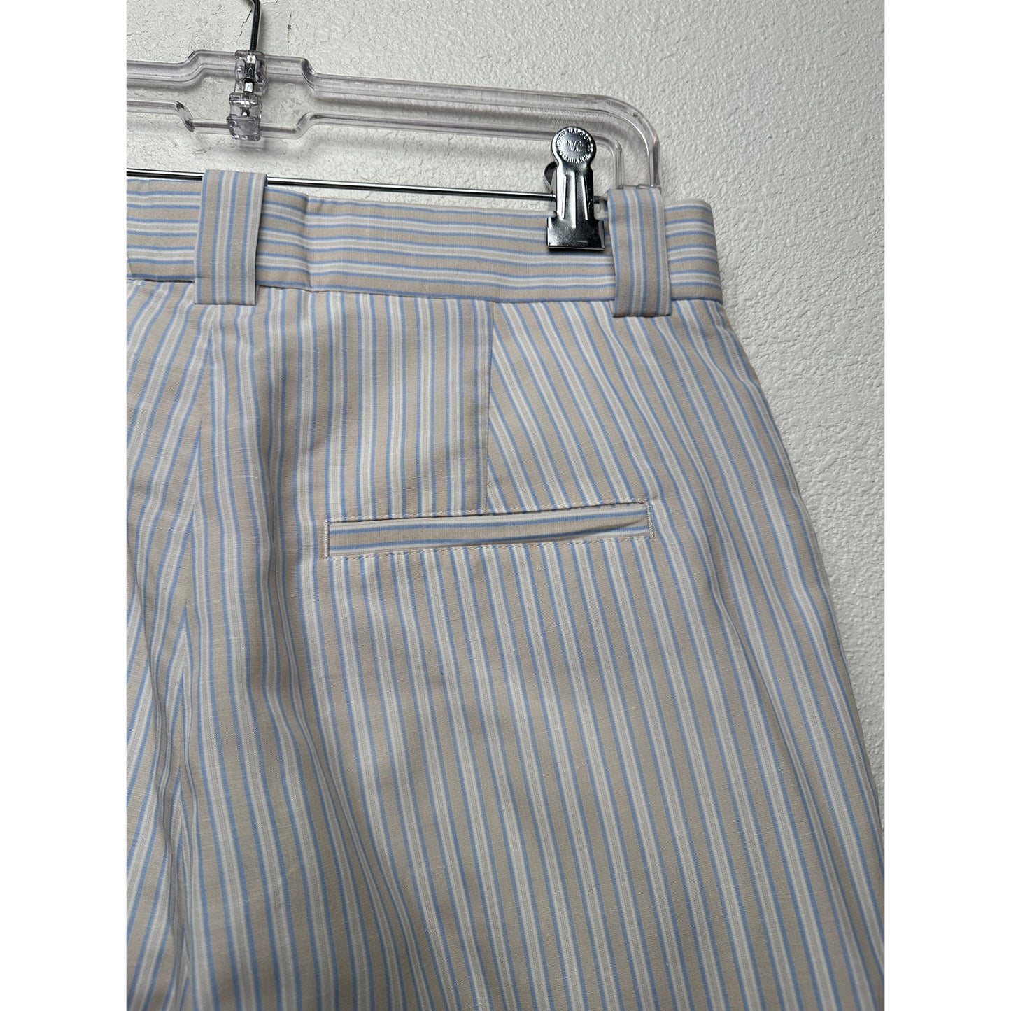 NWT King & Tuckfield Horizon Stripe Wide Leg Trouser US 30