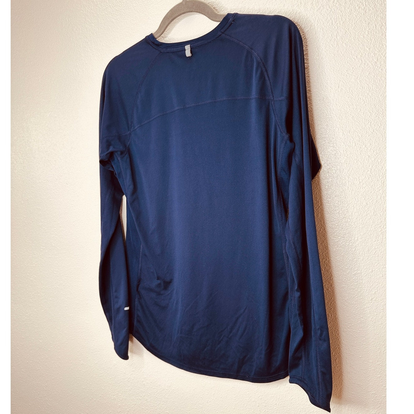 Nike Navy Blue Long Sleeve Round Neck Running Shirt L