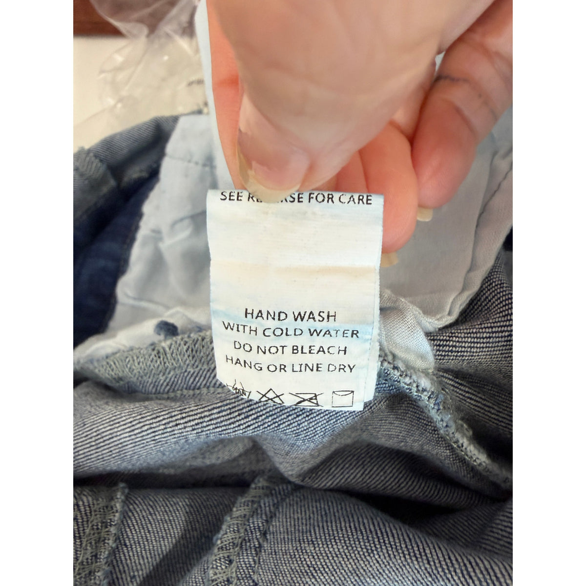 Fashion Nova Blue Denim Jumpsuit Womens M Utility