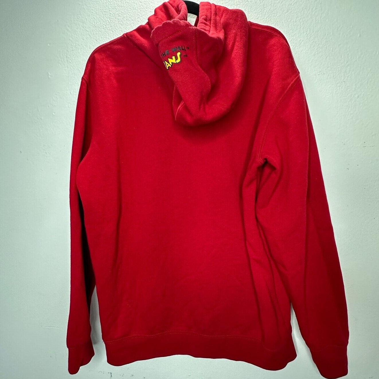 Disney X Vans Red Mickeys 90 Anniversary Front Pocket Pullover Fleece Hoodie M