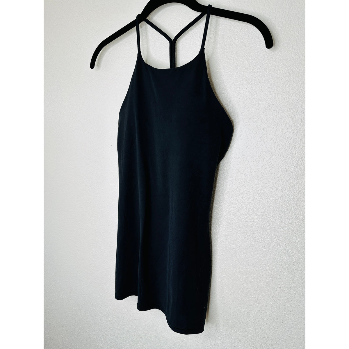 Lululemon Black High Neck Racer Back Long Line Tank Top 4