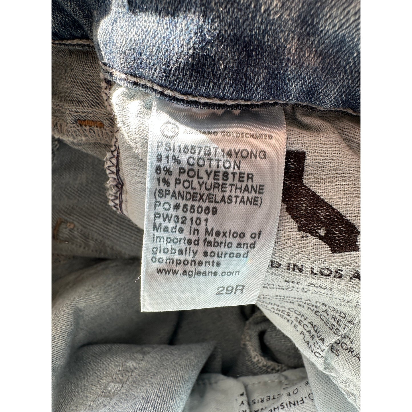 AG Adriano Goldschmied Prima Crop Cigarette Jeans Blue Women’s 29R