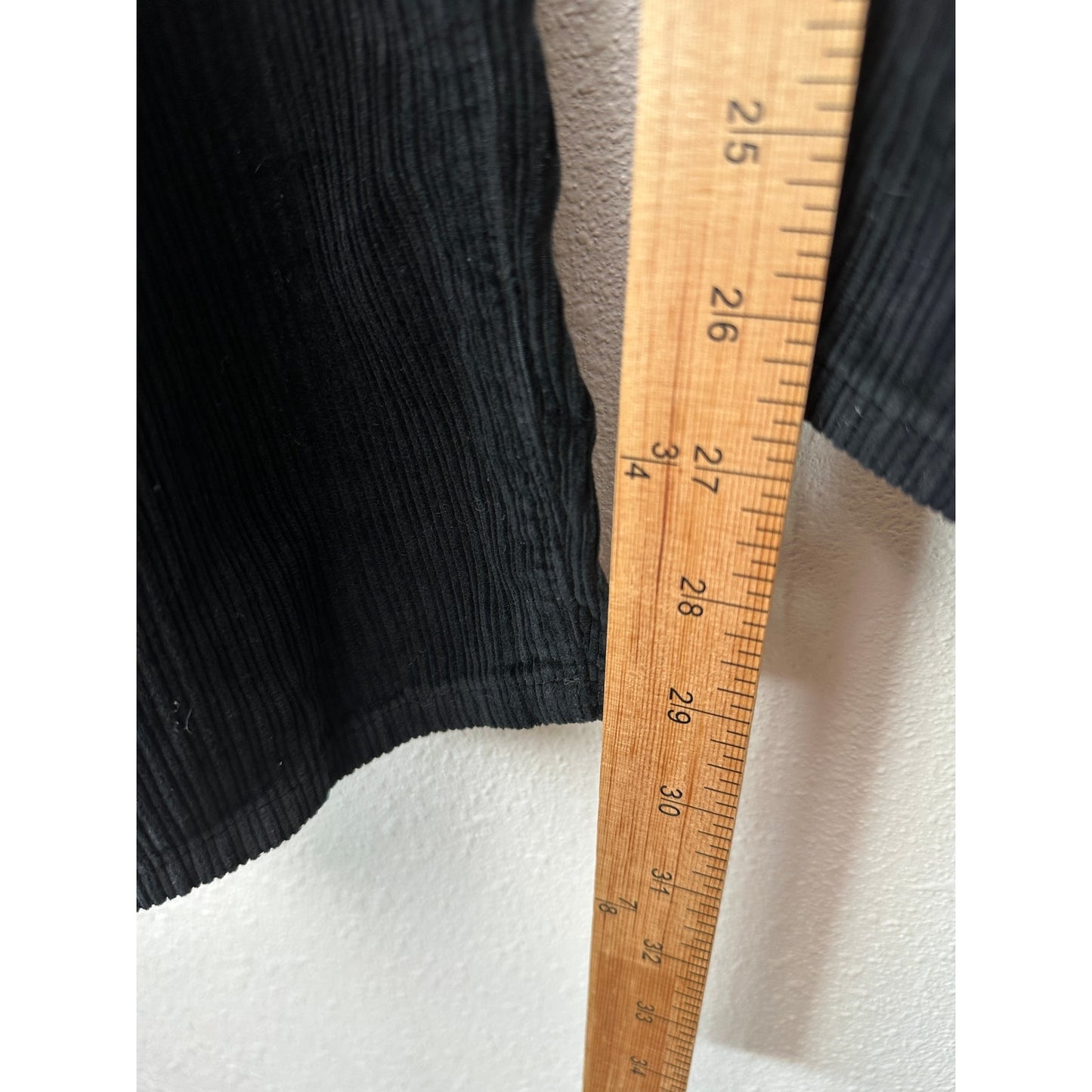 NWT Moncler 7 Fragment Corduroy Pants Black Men’s 48 Side Code Print