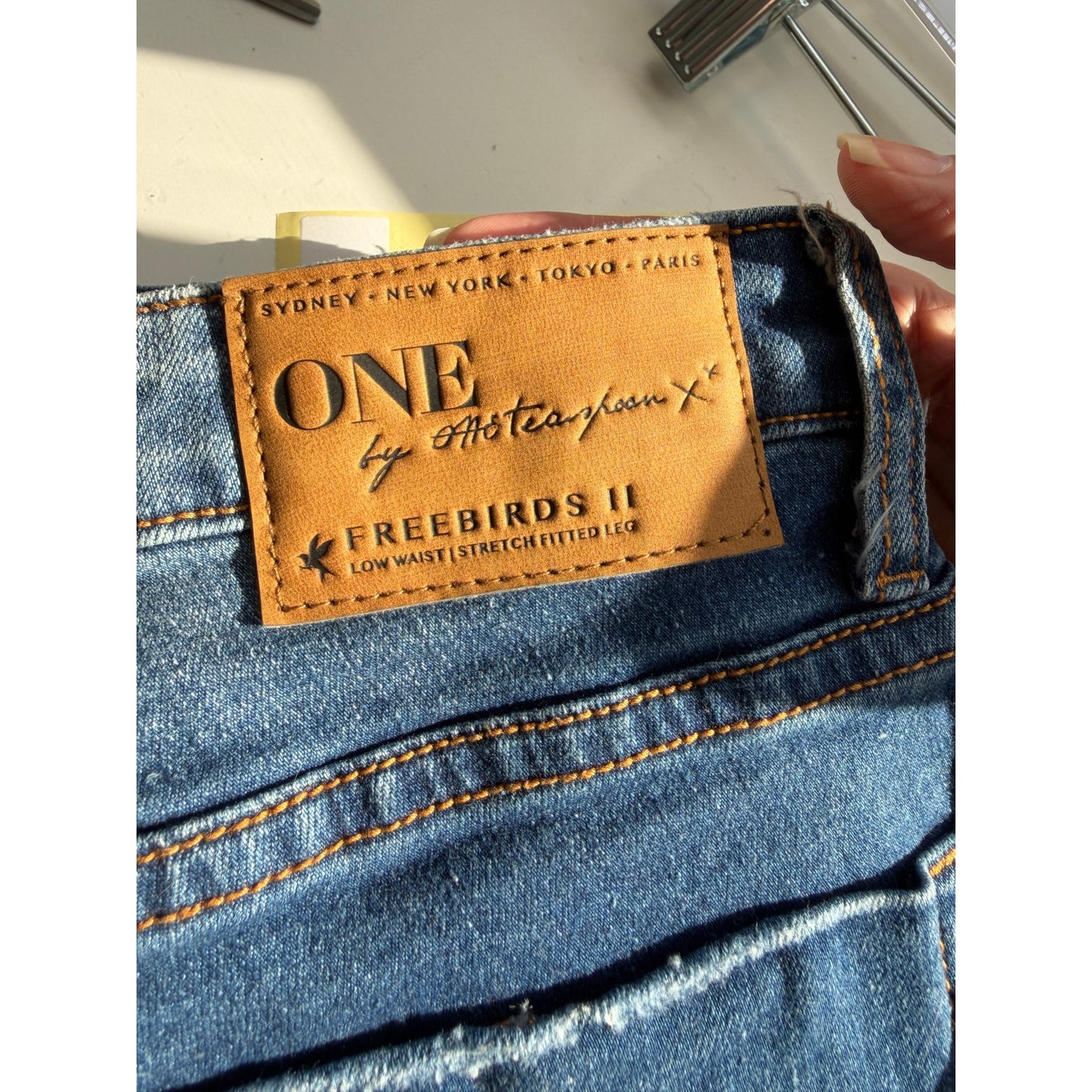 One Teaspoon Freebirds II Blue Skinny Jeans Women's 26