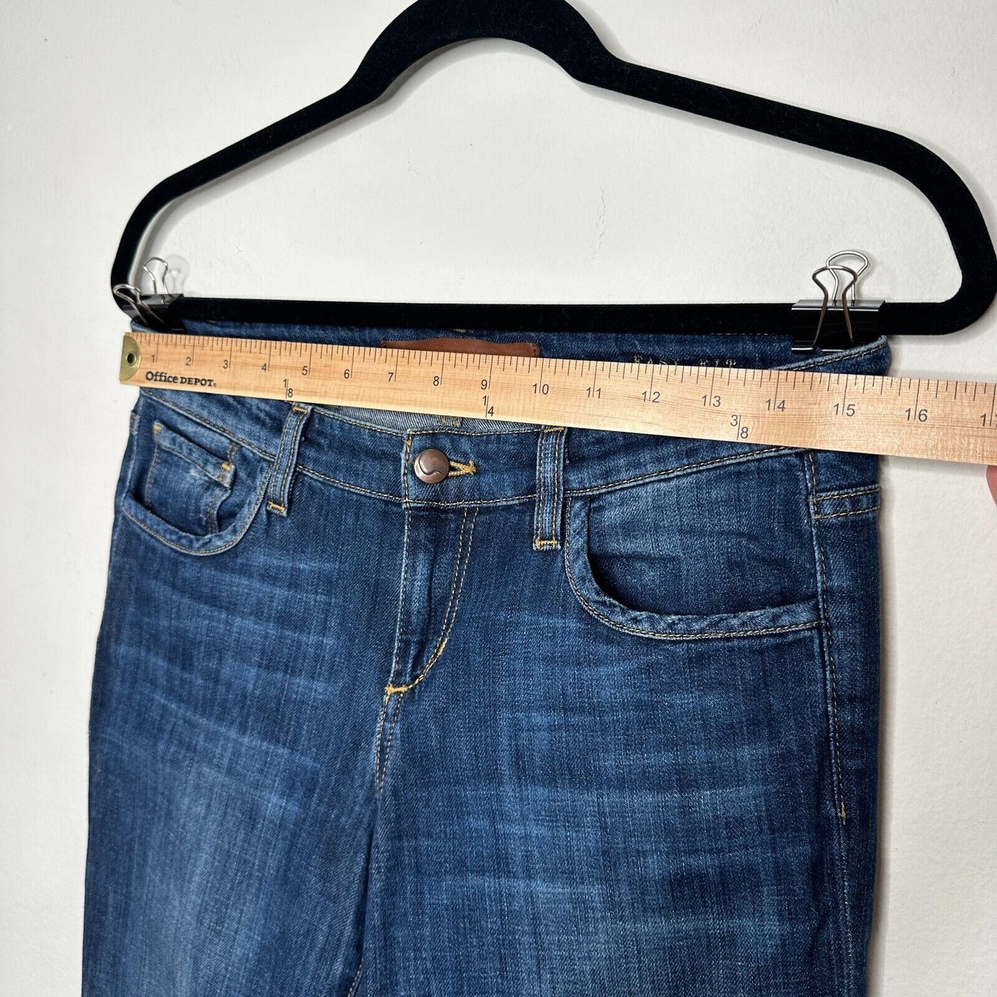 Joe's Dark Wash Blue Gabriella Easy Fit Best Friend 5 Pocket Low Rise Jeans 25