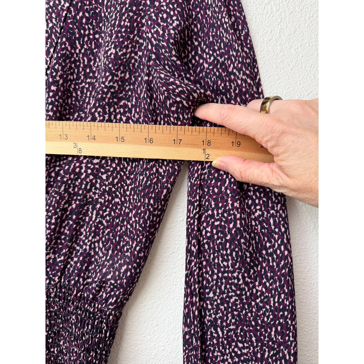 Parker Matilda Funfetti Silk Blouse Women XS Purple