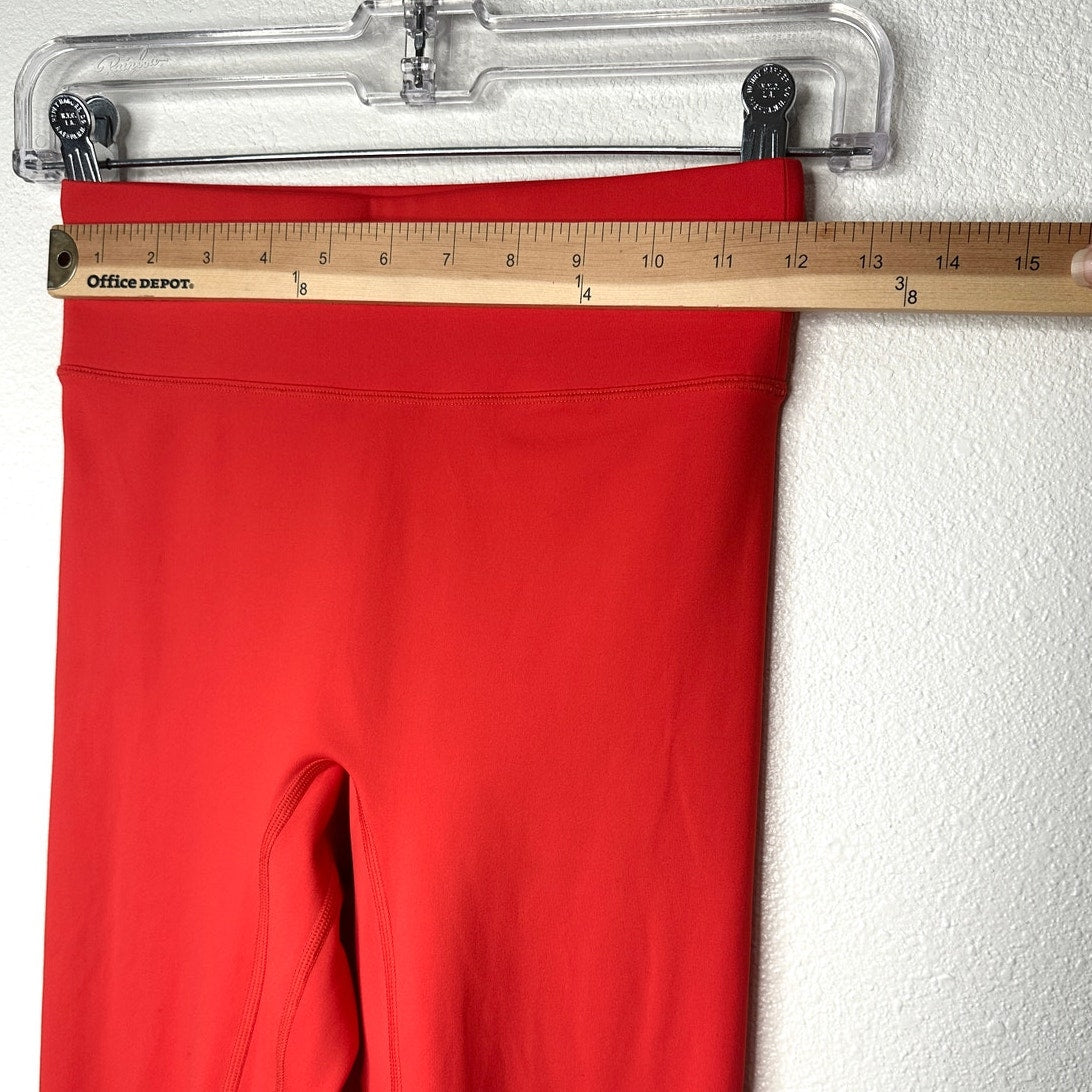 Barry's X Bandier Fiery Red Active High Waist  Yoga Pant Leggings XS