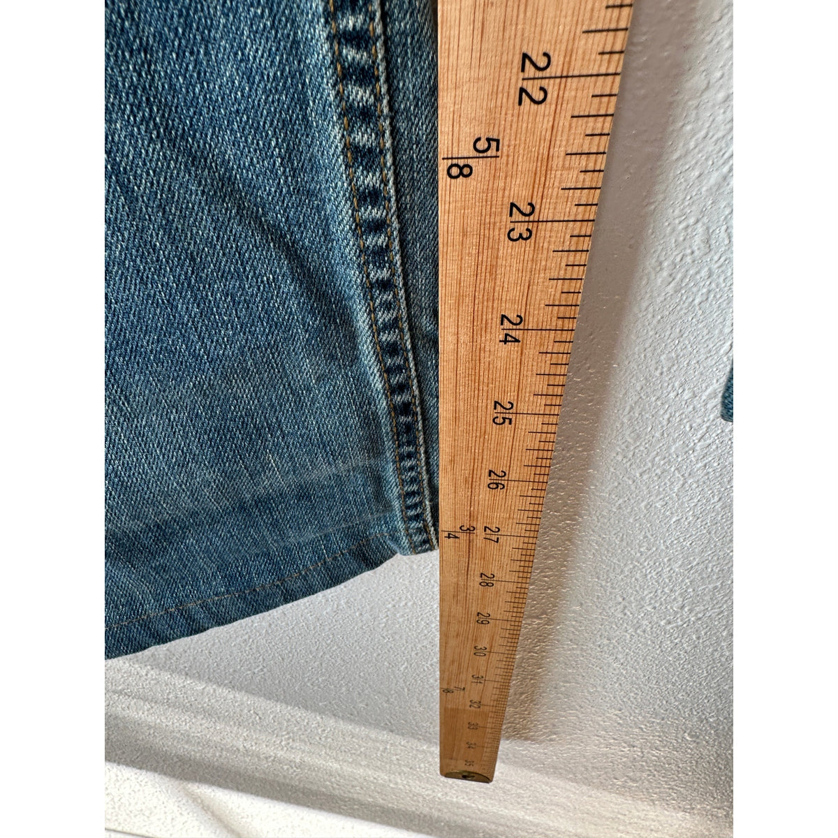 VINTAGE Volcom Stix Skinny Jeans Medium Wash Bleached Distressed Patched Denim