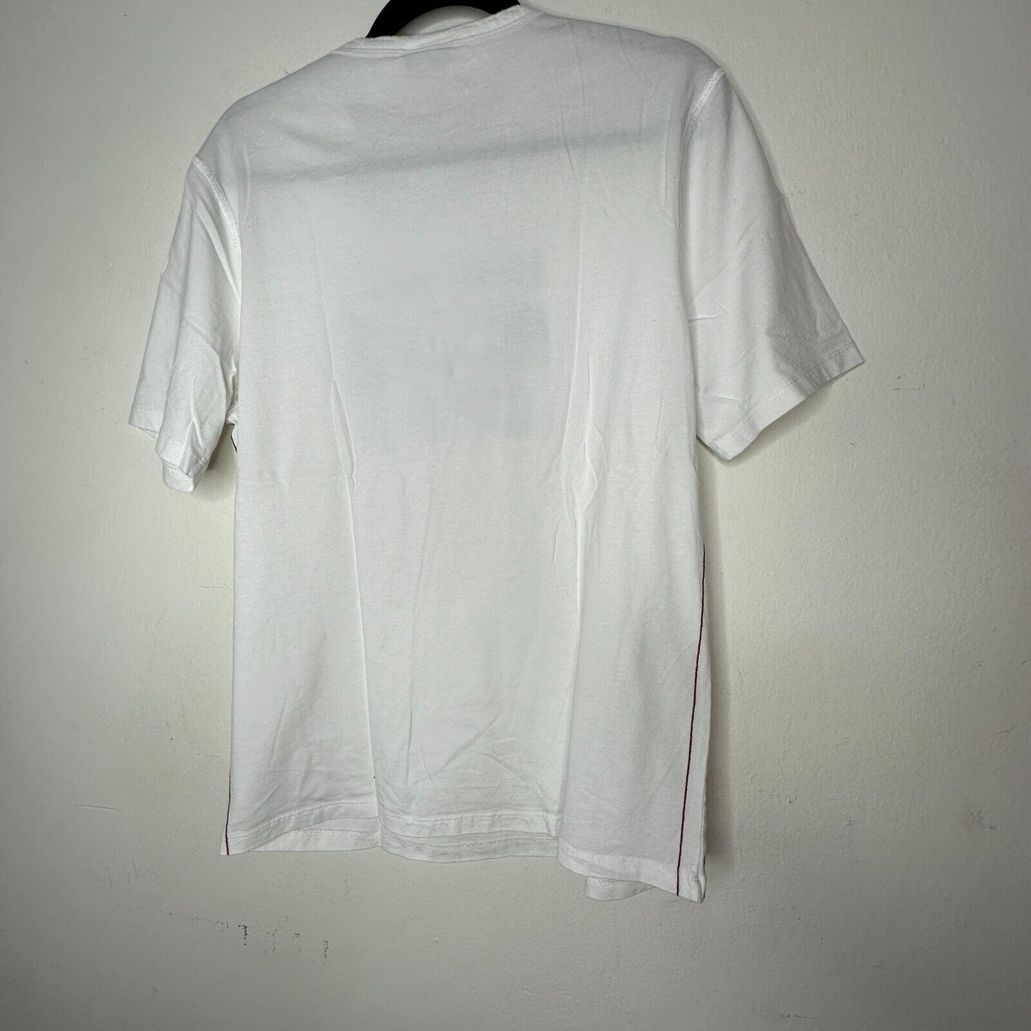 Bogner Ivory Blue Dog Sled Graphic Short Sleeve Round Neck Tee Shirt XL