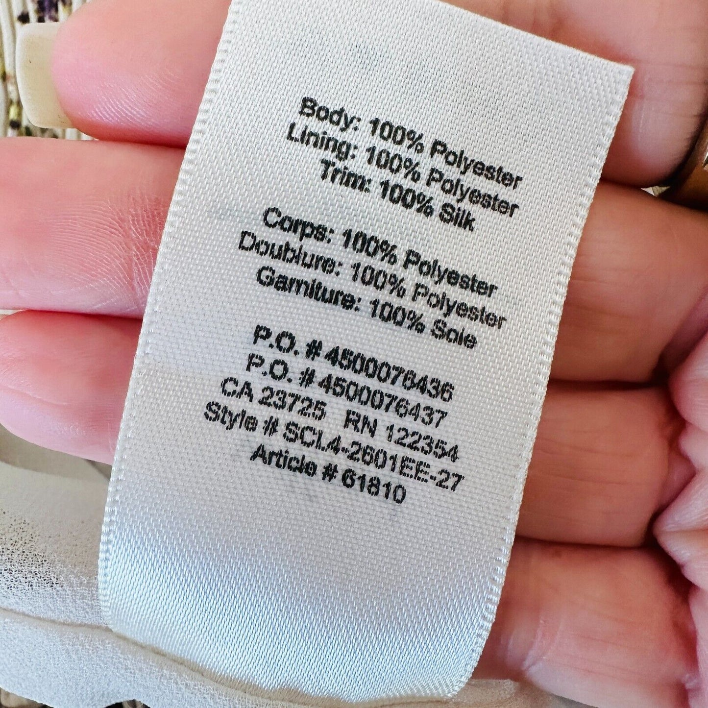 Aritzia Wilfred Talence Cream and Multi Floral Silk Pleated Off Shoulder Top XS