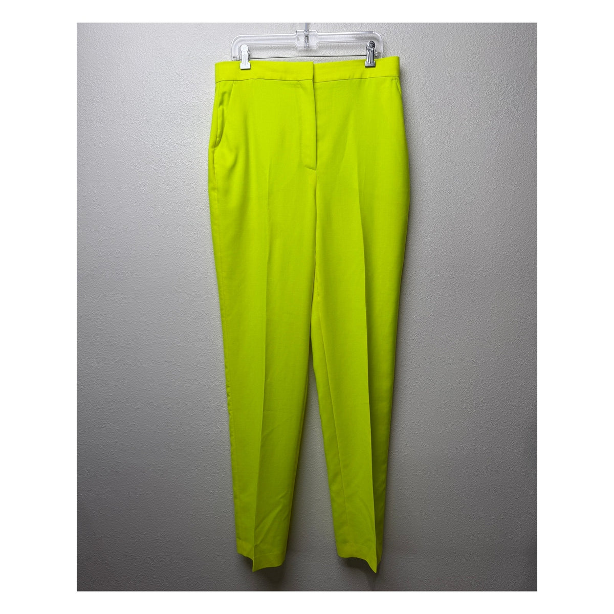 Alexander McQueen Acid Green Neon Suit Blazer & Pants Women's US 14